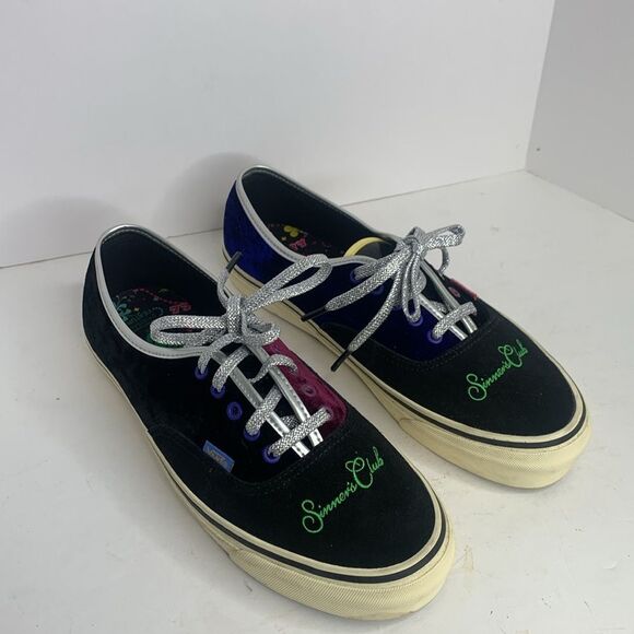 Vans Vault Feature ‘Sinners Club’ OG velvet LX Men’s sneakers - Picture 1 of 12